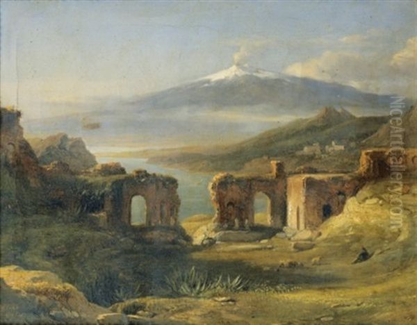 Vue Du Theatre De Taormine - view 1