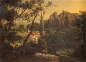 Paysage Aux Deux Promeneurs