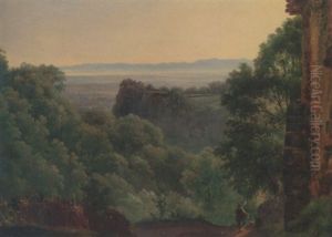 Paysage D'auvergne by Achille Etna Michallon