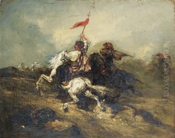 Charge De Cavaliers Turcs - view 1