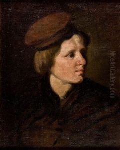 Portret Tekli Ostrowskiej (portret Chlopca W Czapce) by Piotr Michalowski