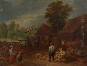 A Rustic Scene by Theobald Michau