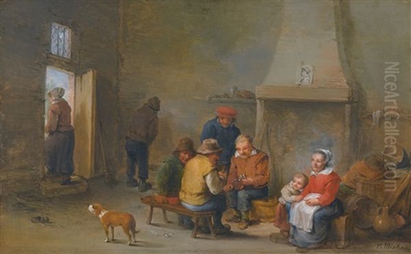 Peasants In An Interior - view 1