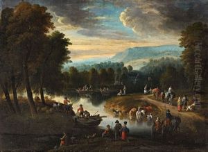 Figures By A Riverbank Figures By A Riverbank