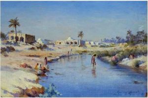 Paysage De Tunisie by Cyrille Besset
