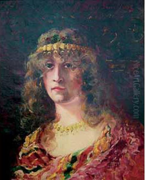 Portrait De Madame Armand Berton. - view 1