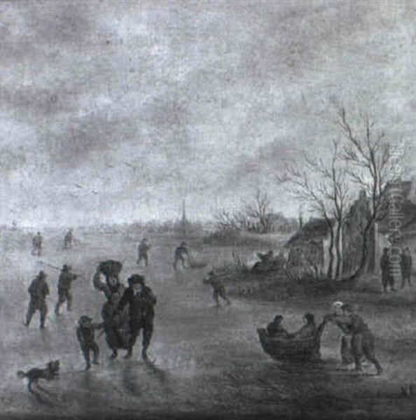 Summer, Peasants Merrymaking Outside A Tavern - view 1
