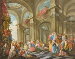 A Venetian Fete by Ernest Barthelemy Michel