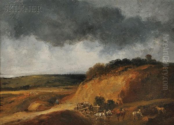 Harvest Under Stormy Skies - view 1