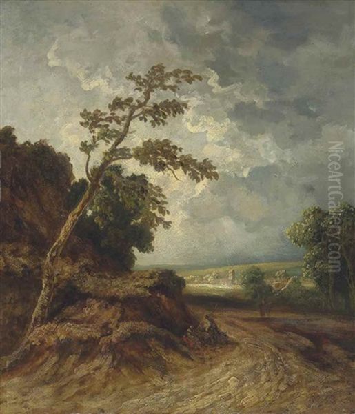 Paysage Avec Moulin A Vent - view 1