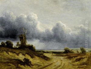 Windmuhle Auf Einer Anhohe Windmuhle Auf Einer Anhohe