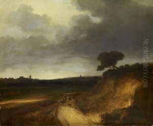 Hirtin Auf Dem Heimweg by Georges Michel