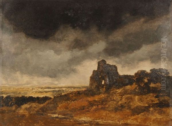 Gewitterlandschaft Mit Ruine - view 1