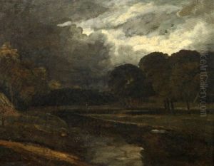 Chemin Sous Ciel D'orage by Georges Michel