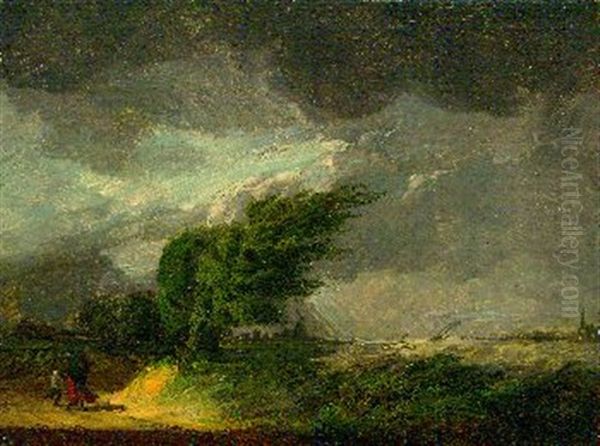 Gewittrige Landschaft - view 1