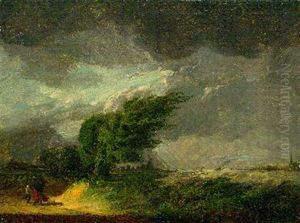 Gewittrige Landschaft by Georges Michel