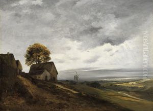 Landschaft Bei Paris by Georges Michel