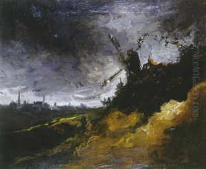 Le Moulin De La Galette by Georges Michel