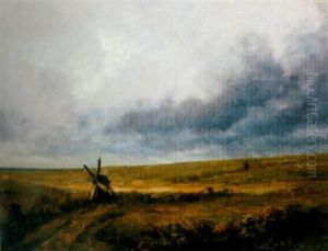 The Windmills by Georges Michel