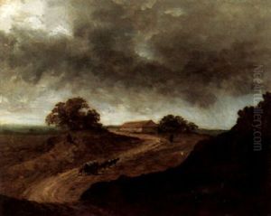 The Hill Road by Georges Michel