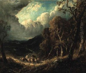 Schafherde Im Wald by Georges Michel