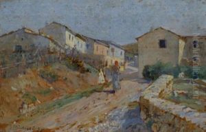Strada Di Paese by Guglielmo Micheli