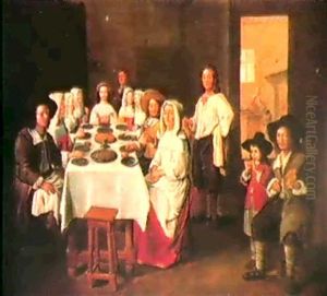 Un Repas Familial by Jean Michelin