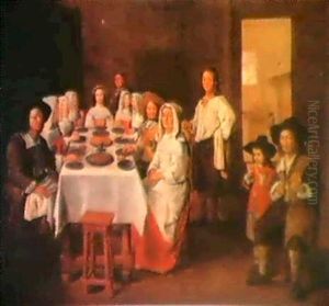 La Repas De Famille by Jean Michelin