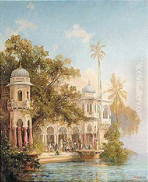 View On The Sacred Lake, Pushkar, India - view 1