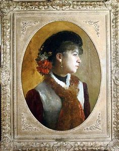 Femme A Son Piano (portrait Presume De Mme. Manet)