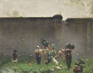 La Raccolta Delle Zucche by Francesco Paolo Michetti