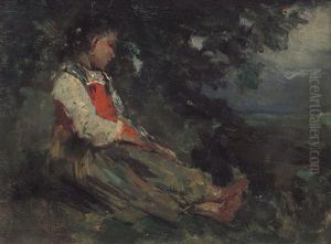 Rosina by Francesco Paolo Michetti