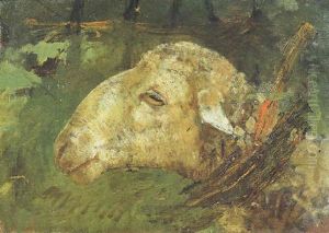 Testa Di Capra by Francesco Paolo Michetti