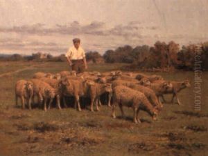 The Shepherd by Francesco Paolo Michetti