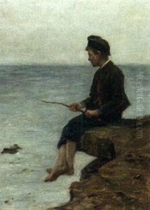 A Young Fisherman by James Coutts Michie