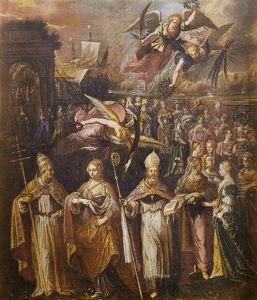 Saint Ursula With The Virgins