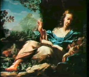 Saint Mary Magdalen In Penitence; And Saint Jerome In Penitence by Pietro Michieli