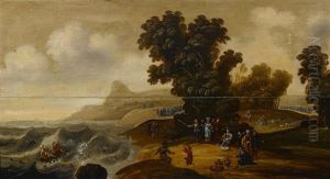 An Extensive Landscape With Figures