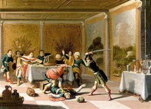 The Death Of Amnon by Jan Christiansz Micker