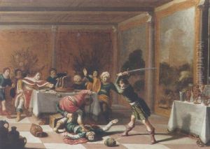 The Death Of Amnon by Jan Christiansz Micker