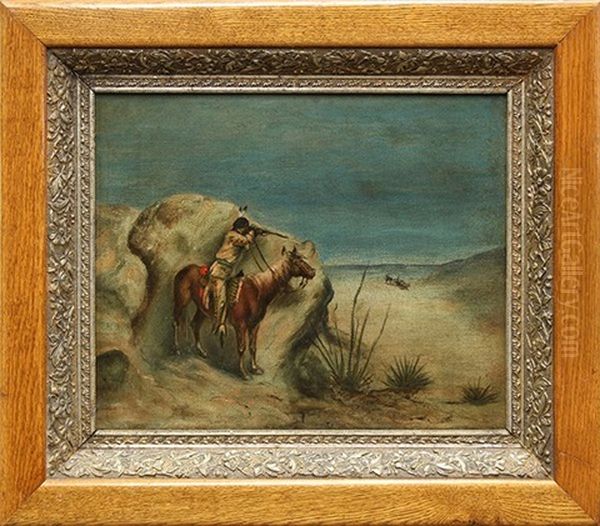 An Apache Indian (after Frederick Remington) - view 1