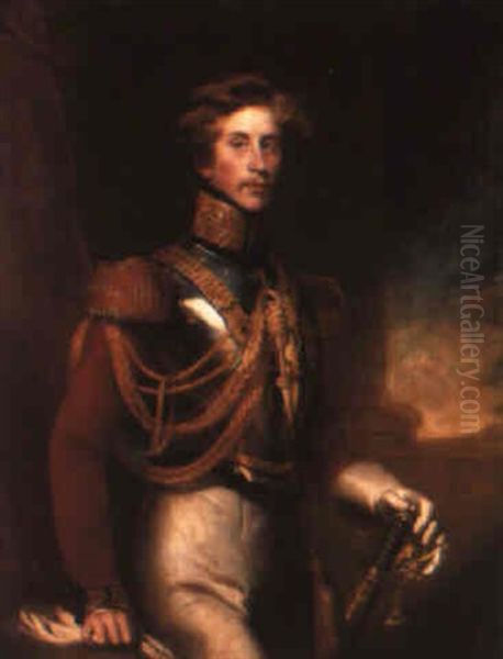 Portrait Of Arthur Vanisttart, Standing Three-quarter Length By A Table - view 1
