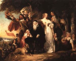 The Family Of Sir Henry Lee Waiting The Return Of Charles Ii