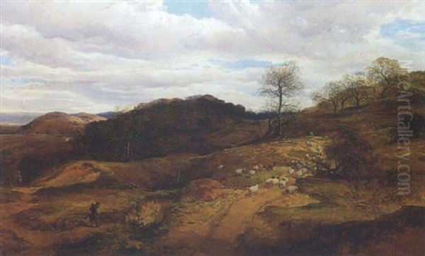 A Study In March On The Norfolk Coast (from Weybourne Towards Sheringham) - view 1