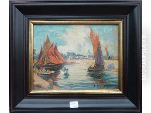 Scene De Port Animee - view 1