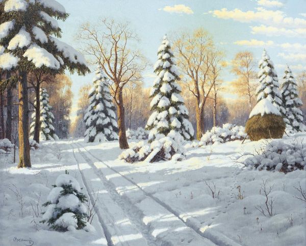 Track Through The Snow - view 1