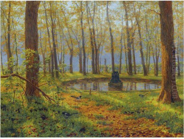The Park In Autumn - view 1