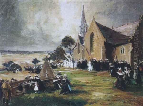 Jour De Pardon En Bretagne La Procession - view 1