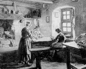 Scene D'interieur Breton by Arthur Midy