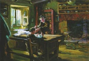 Interieur Breton Au Faouet by Arthur Midy